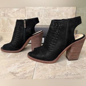 Vince Camuto Black Leather Bootie
